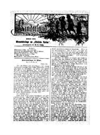 1916: Kinderland (Januar 1916)