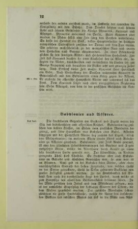 Babylonier und Assyrer