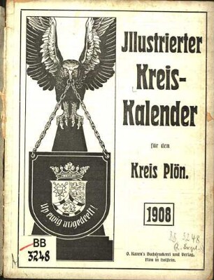 1908: Illustrierter Kreis-Kalender für den Kreis Plön