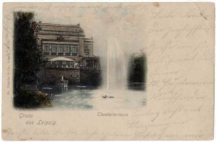 Gruss aus Leipzig : Theaterterrasse