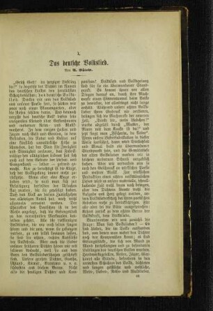 ¬Das¬ deutsche Volkslied