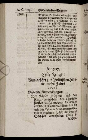 A. 1707. - A. 1708.