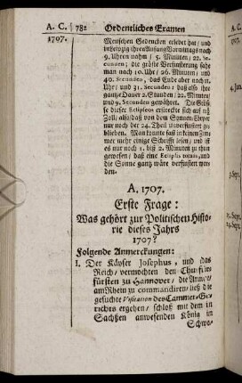 A. 1707. - A. 1708.