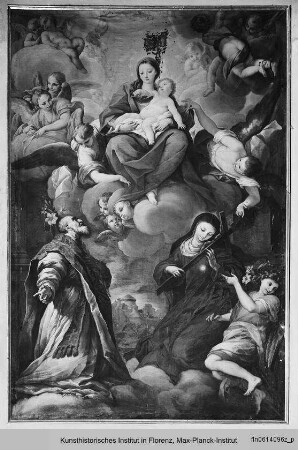 Vision der Heiligen Giuliana Falconieri und des Heiligen Philippus Neri