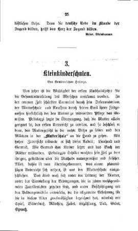 Kleinkinderschulen