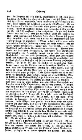 Hoffnung, (Erwartung eines zukünftigen Gutes)