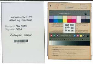 Entnazifizierung Johann Verheyden , geb. 16.06.1909 (Polsterer)