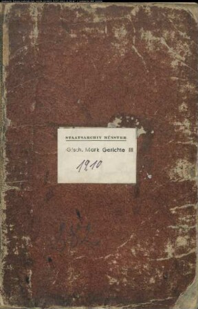 Hypothekenbuch der Bauerschaft Ölkinghausen