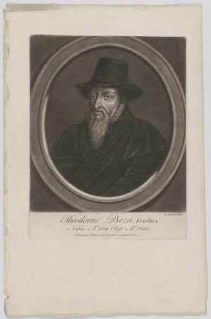 Bildnis des Theodorus Beza