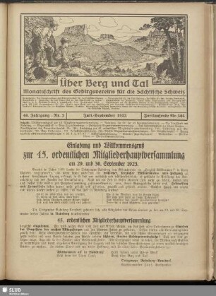 Nr. 3, Juli/September 1923