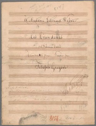 Klavierstücke, arrangiert, Klavier - BSB Mus.Schott.Ha 8413-2