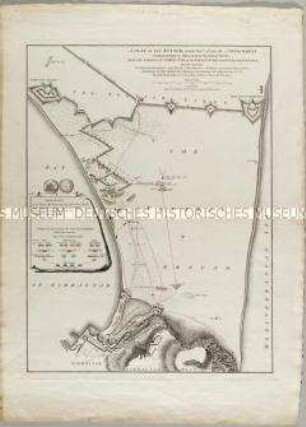 A plan of the attack, made Novber. 27th. 1781 by a detachment commanded by Brigadier-General Ross, from the Garrison of Gibraltar, on the enemy's works erected before that Fortress