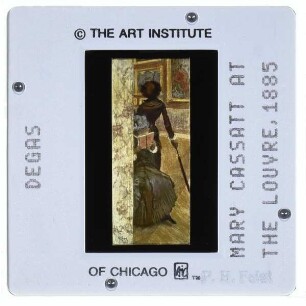 Degas, Mary Cassatt at the Louvre