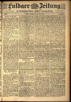 Ausgabe vom Mittwoch, den 21. März 1900.