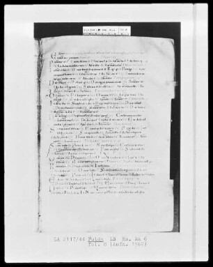 Sequentiar, Graduale und Sakramentar — ---, Folio 8Buchseite