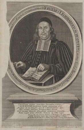 Bildnis des Iohannes Leonhardus Schoepffius