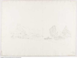 Felsen am Strand von Vietri sul Mare