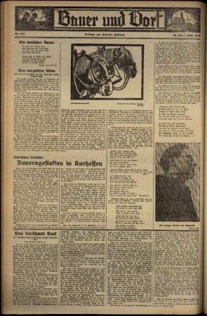 Dritte Ausgabe vom Samstag, den 31. Oktober 1936.