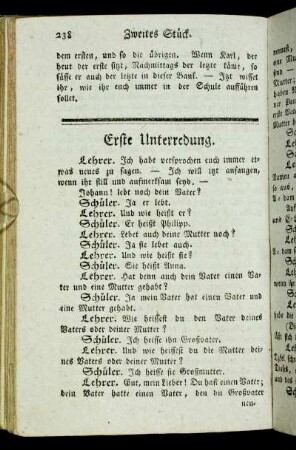 Erste Unterredung. - Zehente Unterredung.