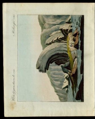 Gekrümmter Gneiss, auf Lewis.