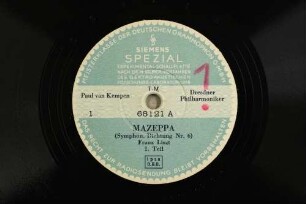 Mazeppa : Symphonische Dichtung Nr. 6 : 1. Teil