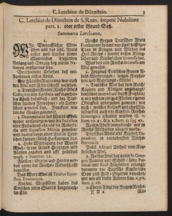 part. 1. oder erster Grund-Satz