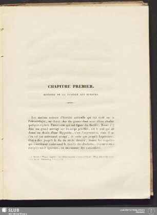 Chapitre Premier. Histoire de la famille des rudistes