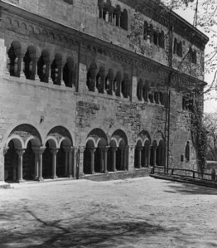 Eisenach. Wartburg. Landgrafenhaus (Umbau 1849/1890; Hugo von Ritgen). Hofseite