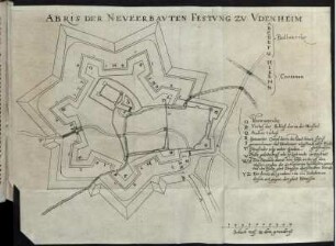 Abris der Neueerbauten Festung zu Udenheim