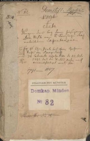 Vom König verliehene Präbenden bzw. Exspektanzen