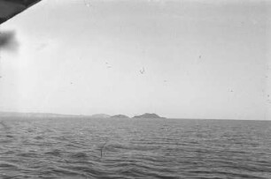 Insel Paximadia : Blick vom Schiff auf das kretische Meer mit Inseln
