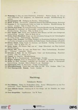 Nachtrag (Nr. 392-397)