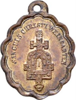 Kleine Medaille des Klosters Weingarten, 19./20. Jahrhundert