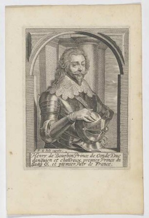 Bildnis des Henry de Bourbon de Condé