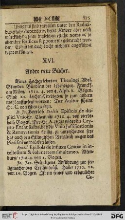 Dreyzehende Ordnung