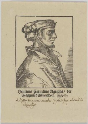 Bildnis des Heinricus Cornelius Agrippa
