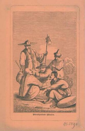 Würfelspielende Chinesen