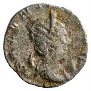 Münze, Antoninian, 258 n. Chr.