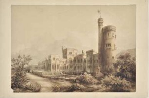 Schloss Babelsberg von der Gartenseite