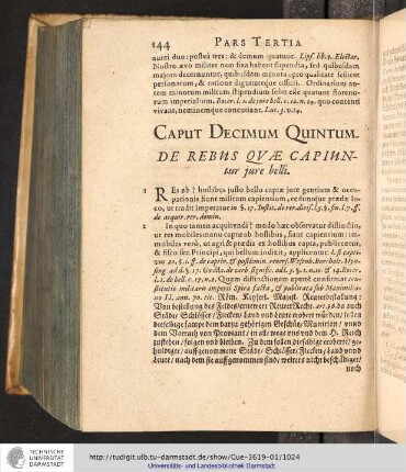 Pars Tertia. Caput XV.