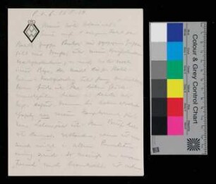 Brief an von Karpf von August Wilhelm vom 15.02.1929