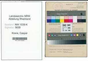 Entnazifizierung Caspar Krane , geb. 13.01.1899 (Beamter)