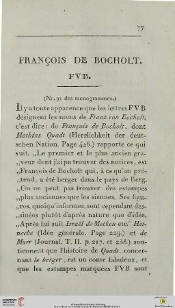 Francois de Bocholt