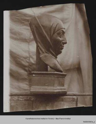 Boccaccio-Büste nach der Marmorbüste von Giovanni Francesco Rustici in Certaldo