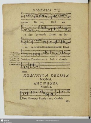 Dominica decimanona post trinitatis