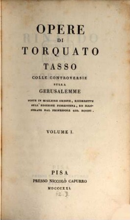 Il Rinaldo : poema