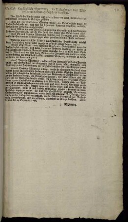 Gnädigste Herrschaftliche Verordnung, die Frohndfreyheit derer Wittweiber in hiesigem Herzogthum betreffend : Zweybrücken den 19 September 1771.