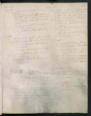 Winterhalbjahr 1686/1687. Rektorat Johann(es) Grave/Gravius