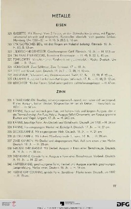 Metalle (Nr. 321-479)