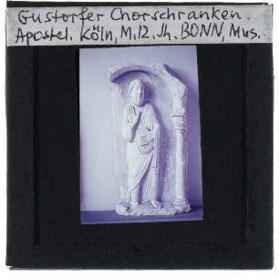 unbekannt, Gustorfer Chorschranken : Detail Apostel